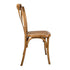 Chivari Chestnut Steel Skeleton™ Cross Back Chair CXRC-ST-AX