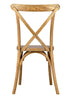 Chivari Chestnut Wood Cross Back Chair CXWC-ZG-T