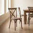 Chivari Fruitwood ToughWood™ Cross Back Chair CXWF-AX-T