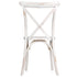 Chivari White Distressed ToughWood Crossback Chair CXWWD-AX-T