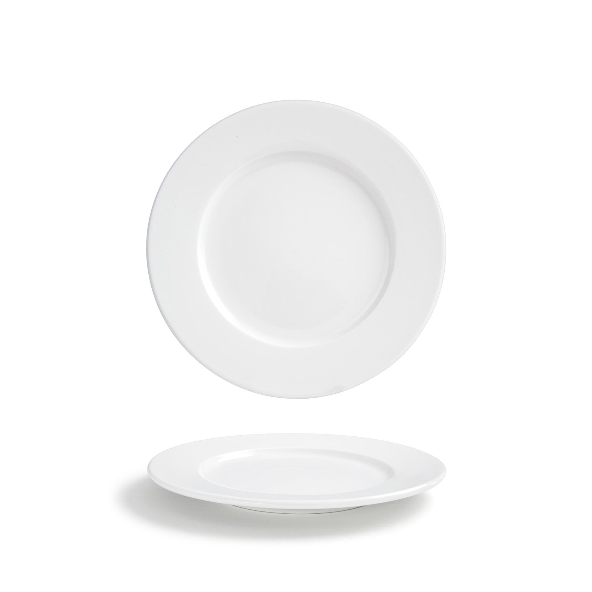 Front of the House FOH DAP029WHP12 Monaco 8.5" Superwhite Round Porcelain Plate - Case of 6 FOH-DAP029WHP12