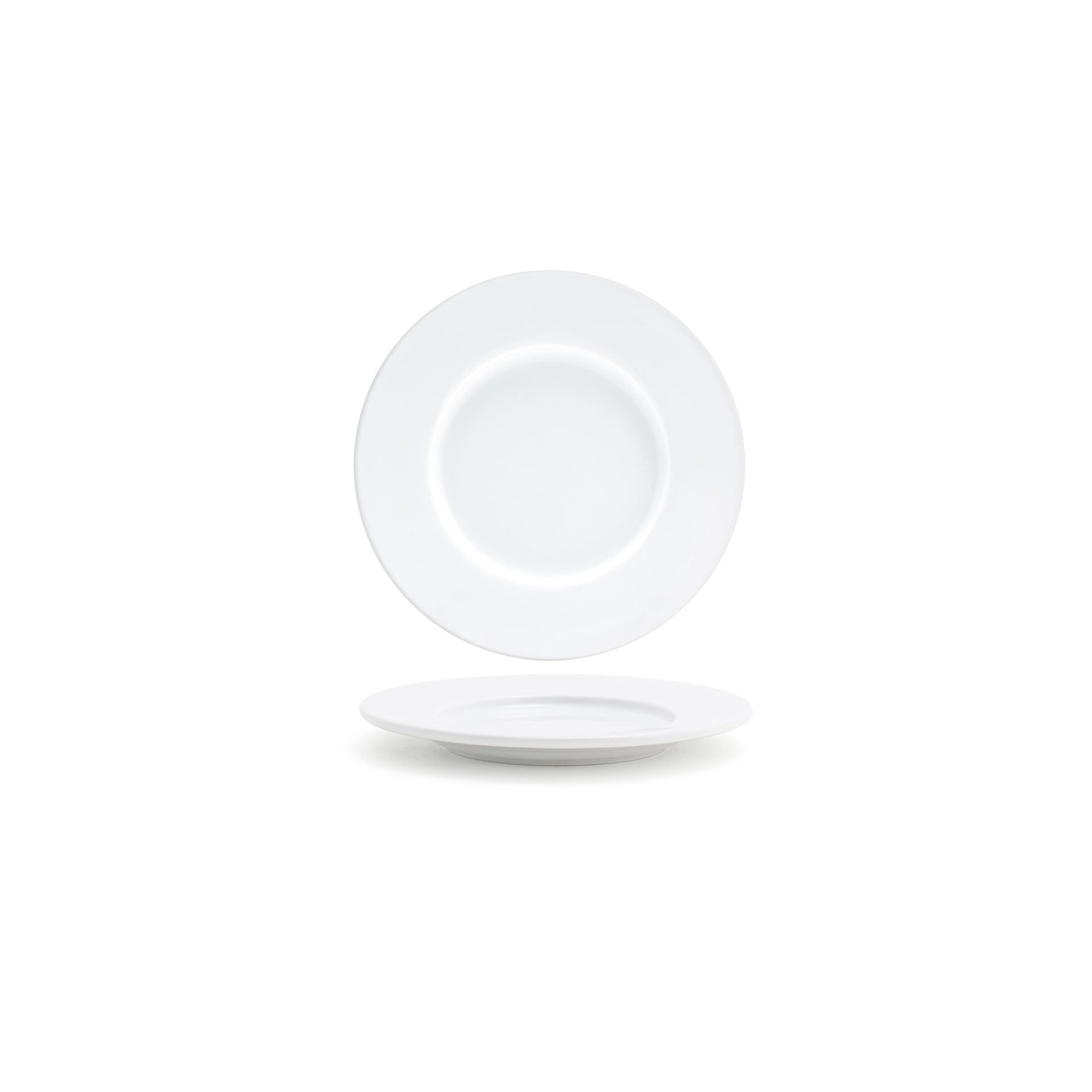 Front of the House FOH DAP073WHP23 Monaco 5" Superwhite Round Porcelain Plate - Case of 12 FOH-DAP073WHP23