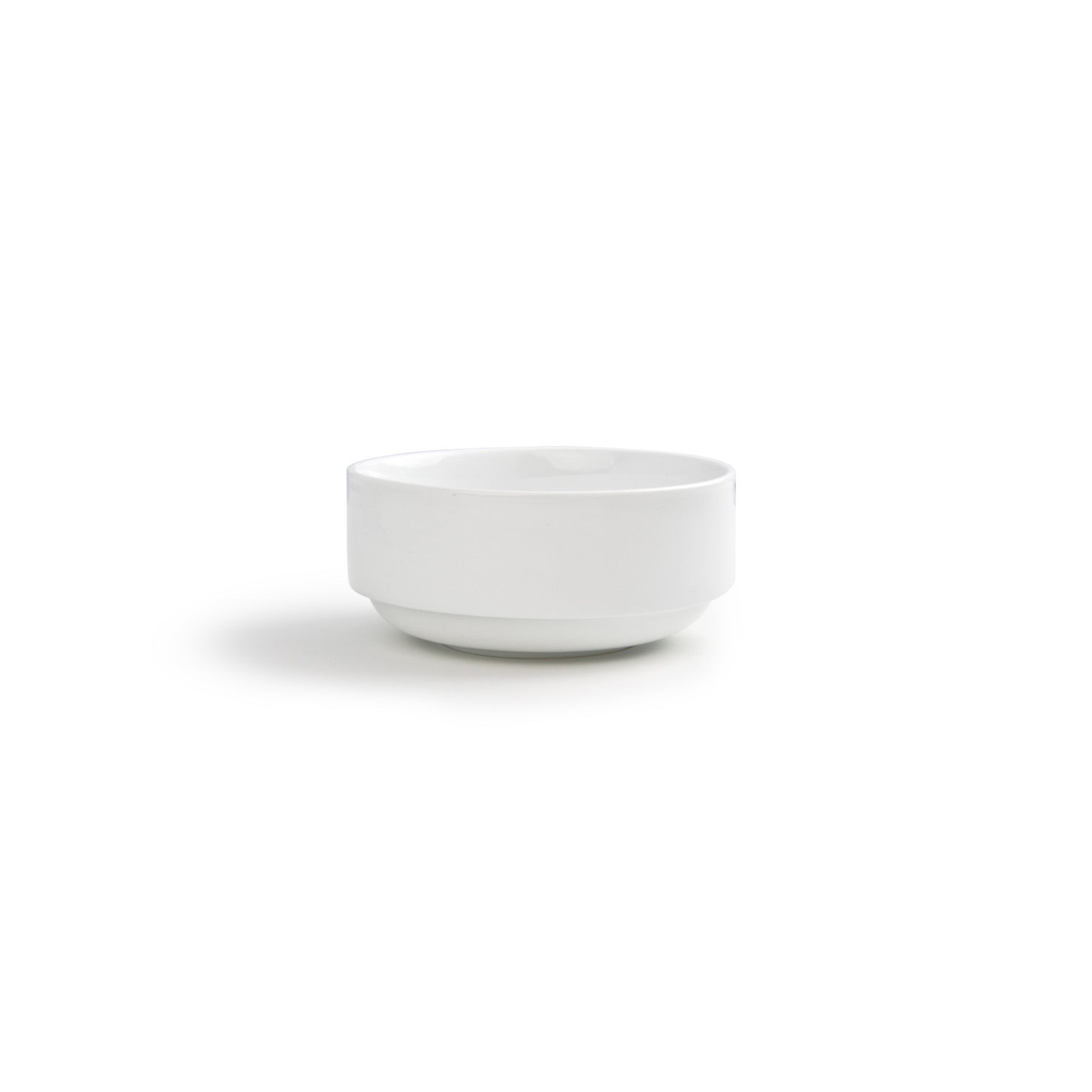 Front of the House FOH DBO052WHP23 Monaco 18 oz Superwhite Round Porcelain Bowl - Case of 12 FOH-DBO052WHP23