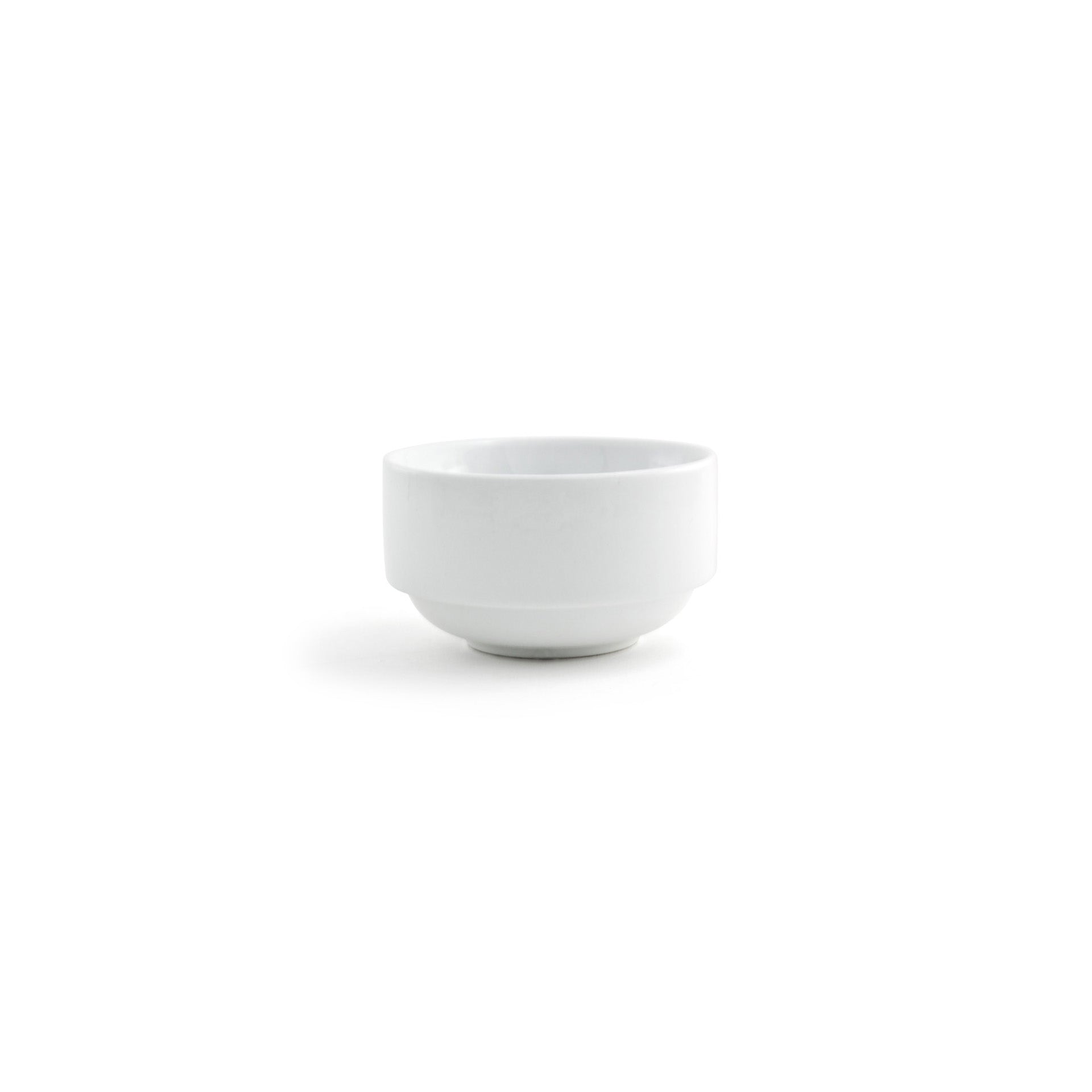 Front of the House FOH DBO054WHP23 Monaco 9 oz Superwhite Round Porcelain Bowl - Case of 12 FOH-DBO054WHP23