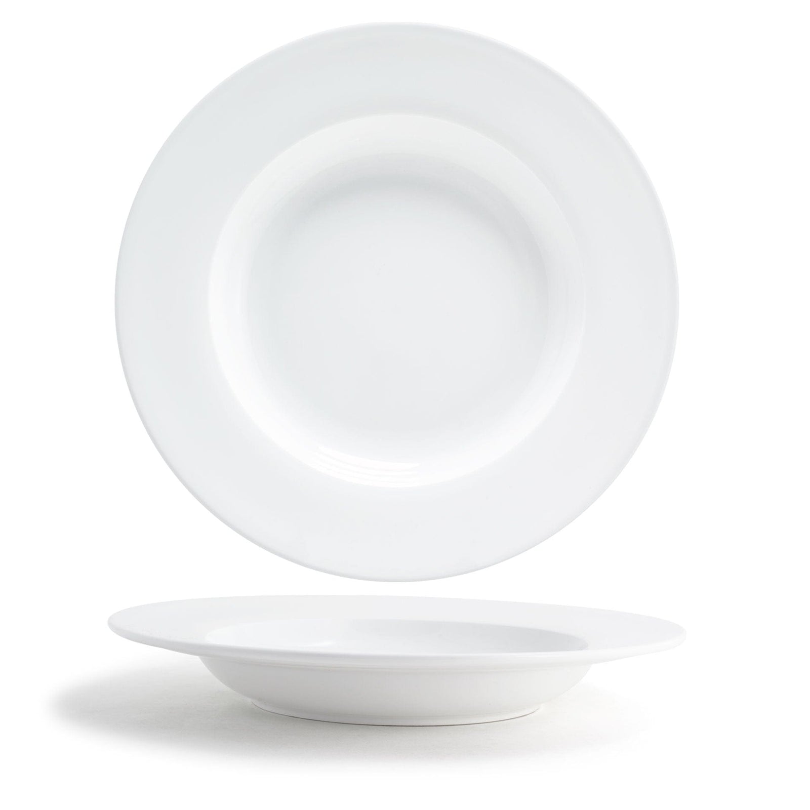 Front of the House FOH DBO155WHP22 Monaco 20 oz Superwhite Round Porcelain Bowl - Case of 6 FOH-DBO155WHP22