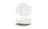 Front of the House Front of the House 8.75" Round Artefact® Bowl - 48 oz - White (Sold in case pack of 4) FOH-DBO161WHP21