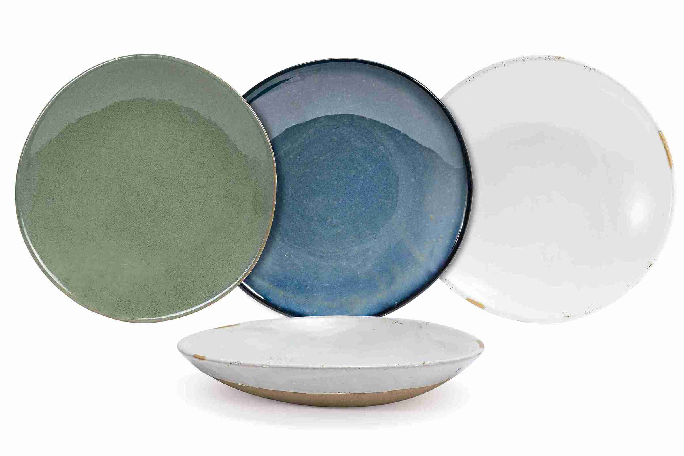 Front of the House Front of the House 9.25" Round Artefact® Low Bowl - 24 oz - Moss (Sold in case pack of 12) FOH-DBO162GRP23