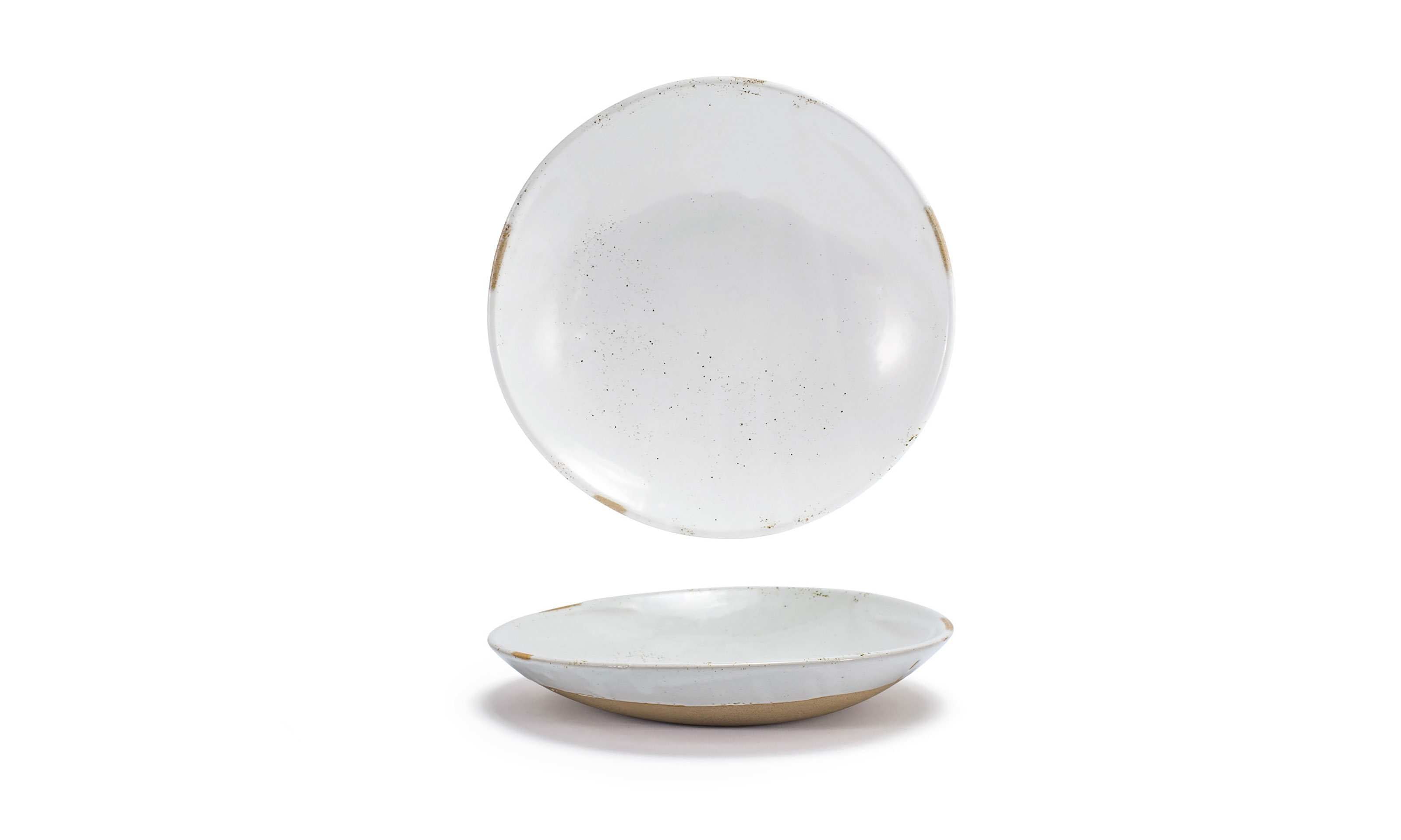 Front of the House Front of the House 9.25" Round Artefact® Low Bowl - 24 oz - Ash (Sold in case pack of 12) FOH-DBO162BEP23