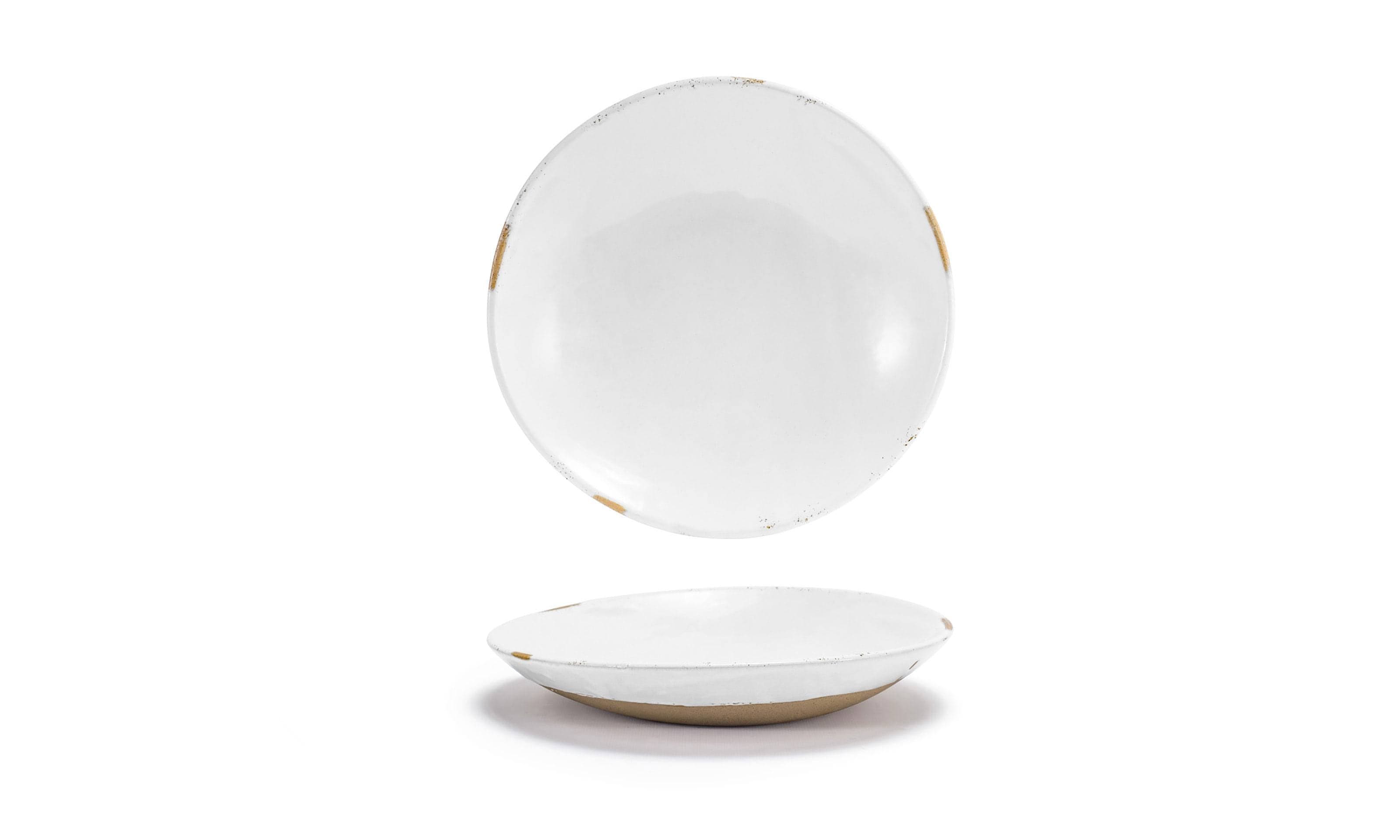 Front of the House Front of the House 9.25" Round Artefact® Low Bowl - 24 oz - White (Sold in case pack of 12) FOH-DBO162WHP23