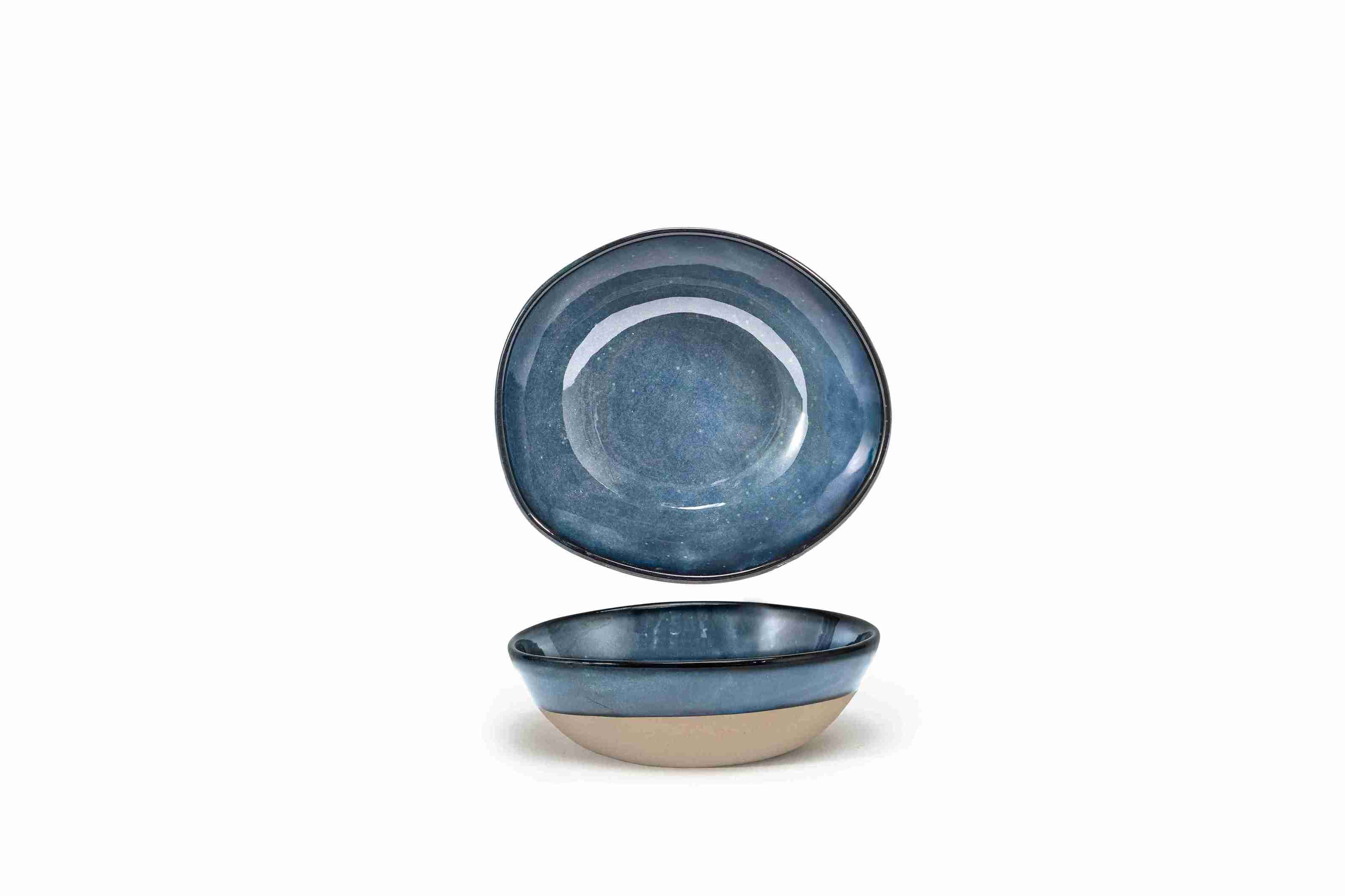 Front of the House Front of the House 7" Round Artefact® Bowl - 24 oz - Indigo (Sold in case pack of 6) FOH-DBO163BLP22