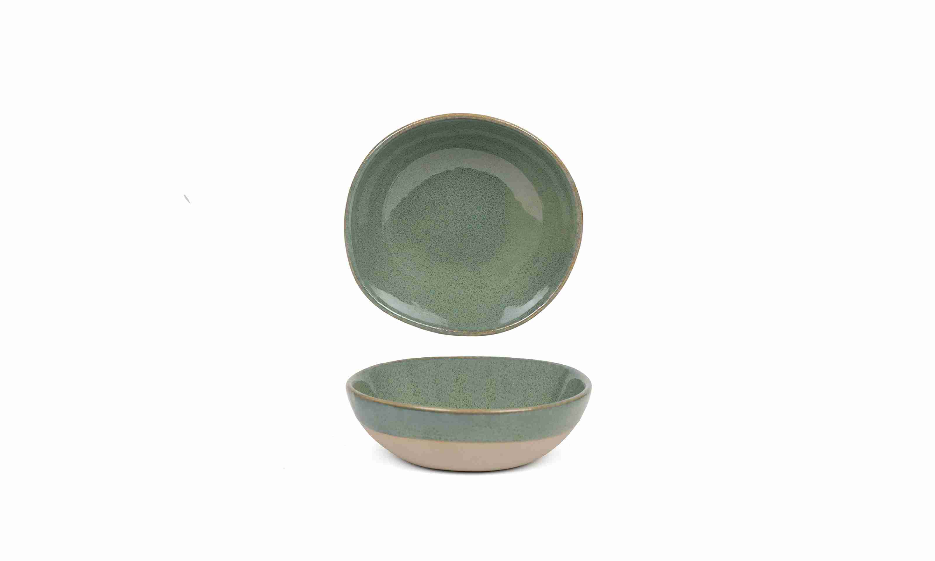 Front of the House Front of the House 5.25" Round Artefact® Bowl - 11 oz - Moss (Sold in case pack of 12) FOH-DBO164GRP23