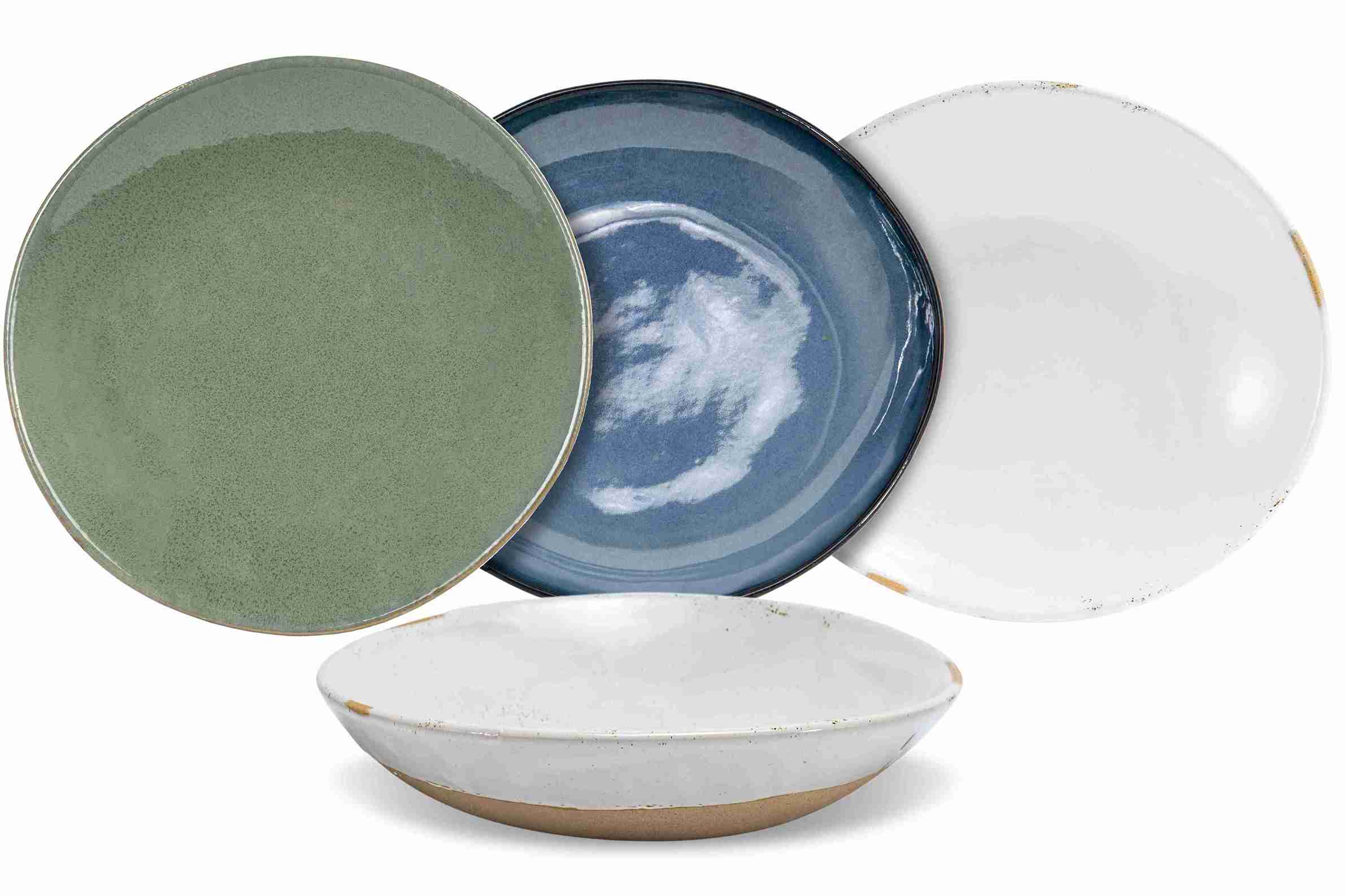 Front of the House Front of the House 11.25" Round Artefact® Low Bowl - 58oz - Moss (Sold in case pack of 4) FOH-DBO194GRP21