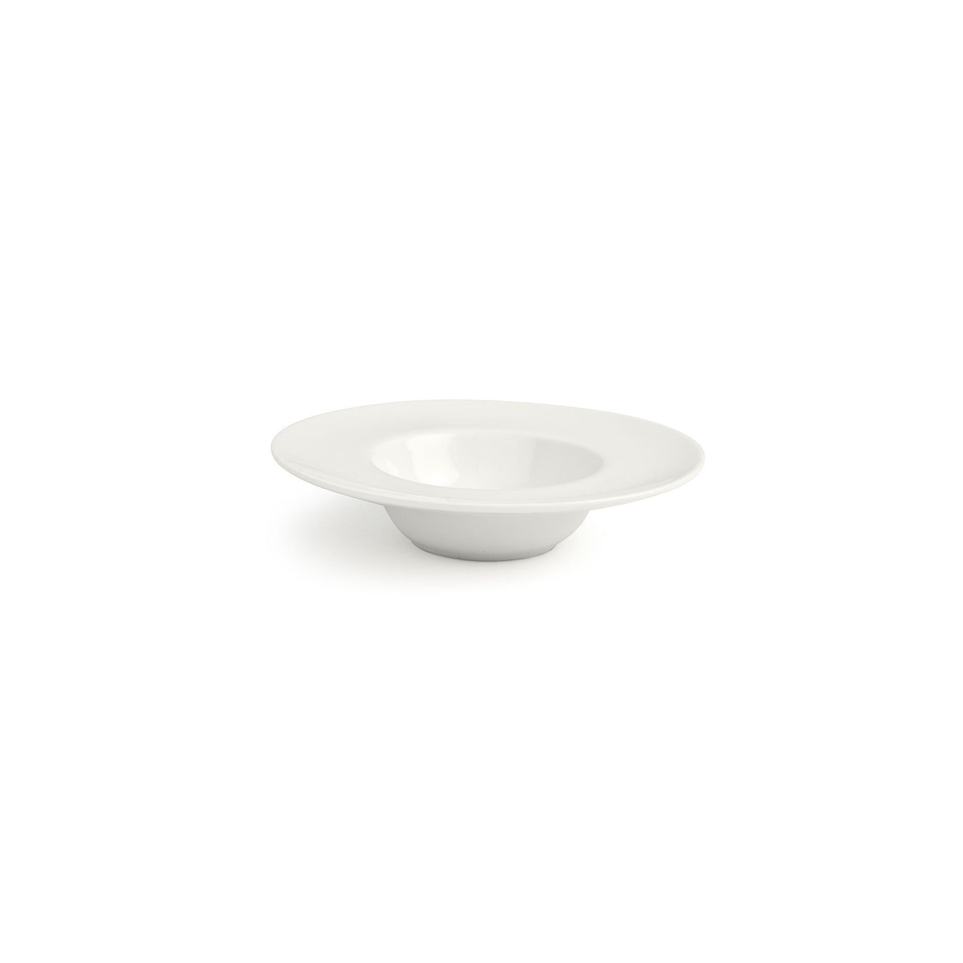 Front of the House FOH DCS027BEP23 5.75" Round Catalyst® Monaco Saucer - Case of 12 FOH-DCS027BEP23