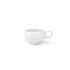 Front of the House FOH DCS028WHP23 Monaco 3 oz Superwhite Round Porcelain Cup - Case of 12 FOH-DCS028WHP23