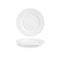 Front of the House FOH DCS035WHP23 Monaco 8" Superwhite Round Porcelain Saucer - Case of 12 FOH-DCS035WHP23