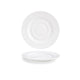 Front of the House Front of the House DCS035WHP23 Monaco 8" Superwhite Round Porcelain Saucer - Case of 12 FOH-DCS035WHP23