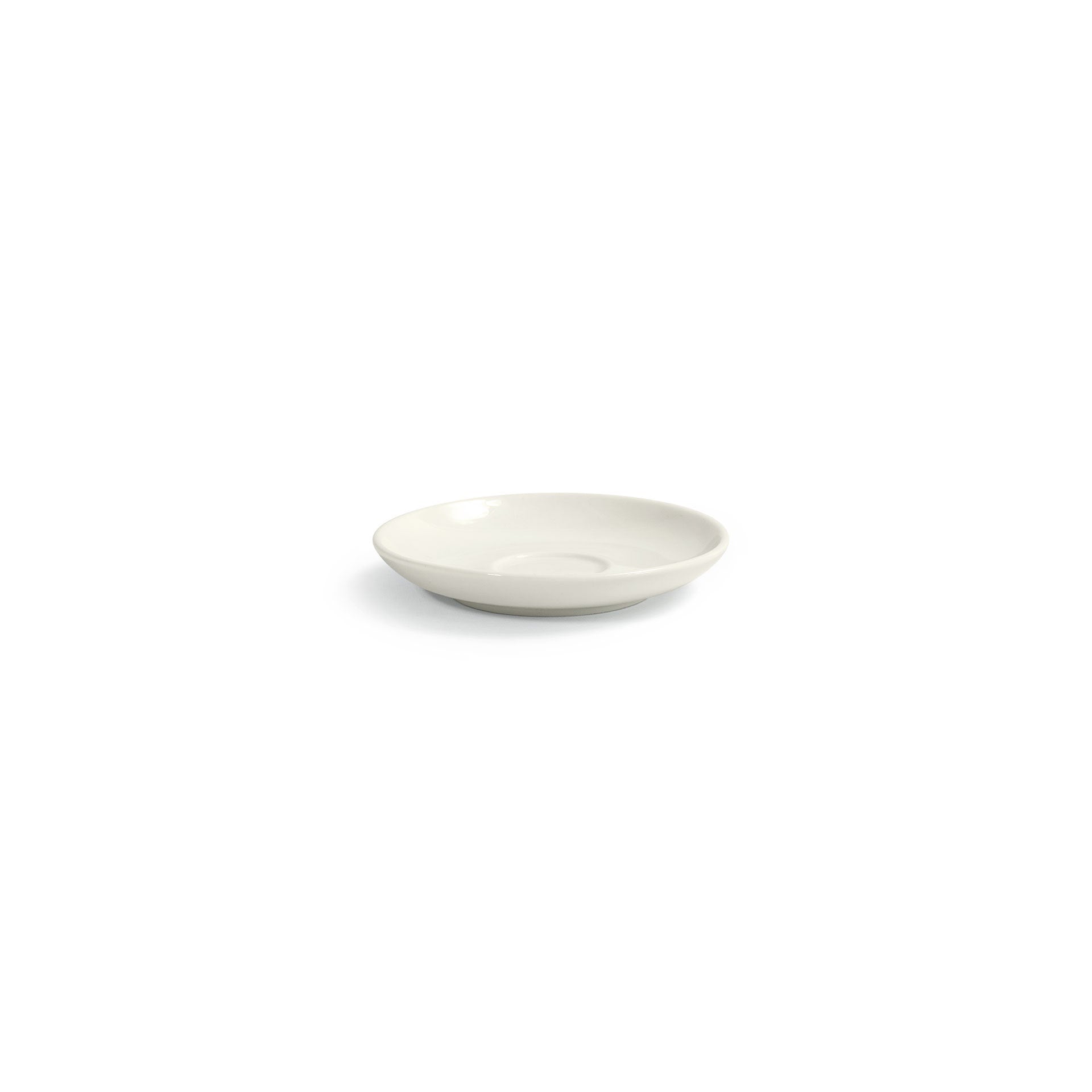 Front of the House FOH DCS063BEP23 4.75" Round Catalyst® Seattle Saucer - Case of 12 FOH-DCS063BEP23
