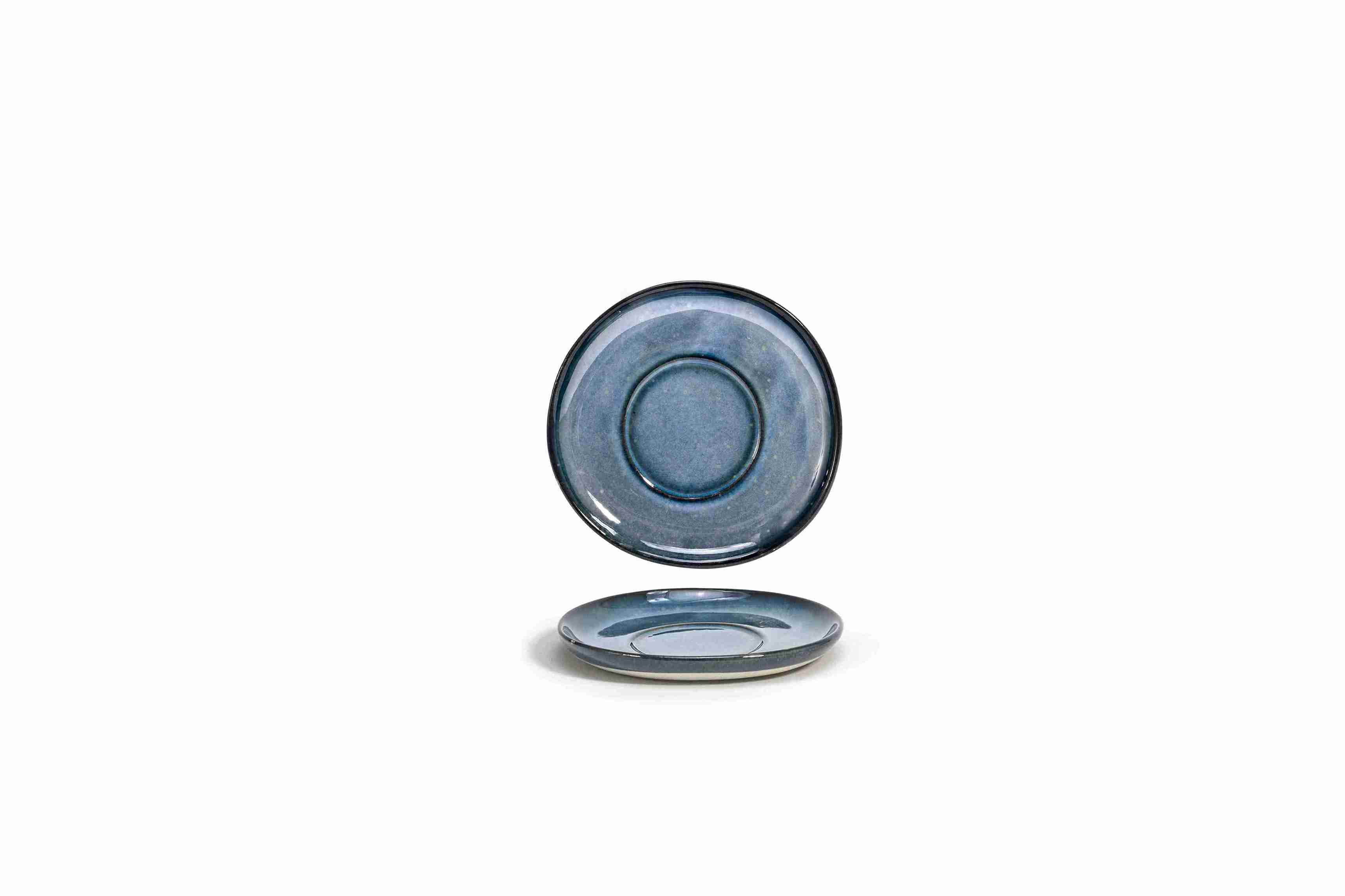Front of the House Front of the House 6" Round Artefact® Saucer - Indigo (Sold in case pack of 12) FOH-DCS064BLP23