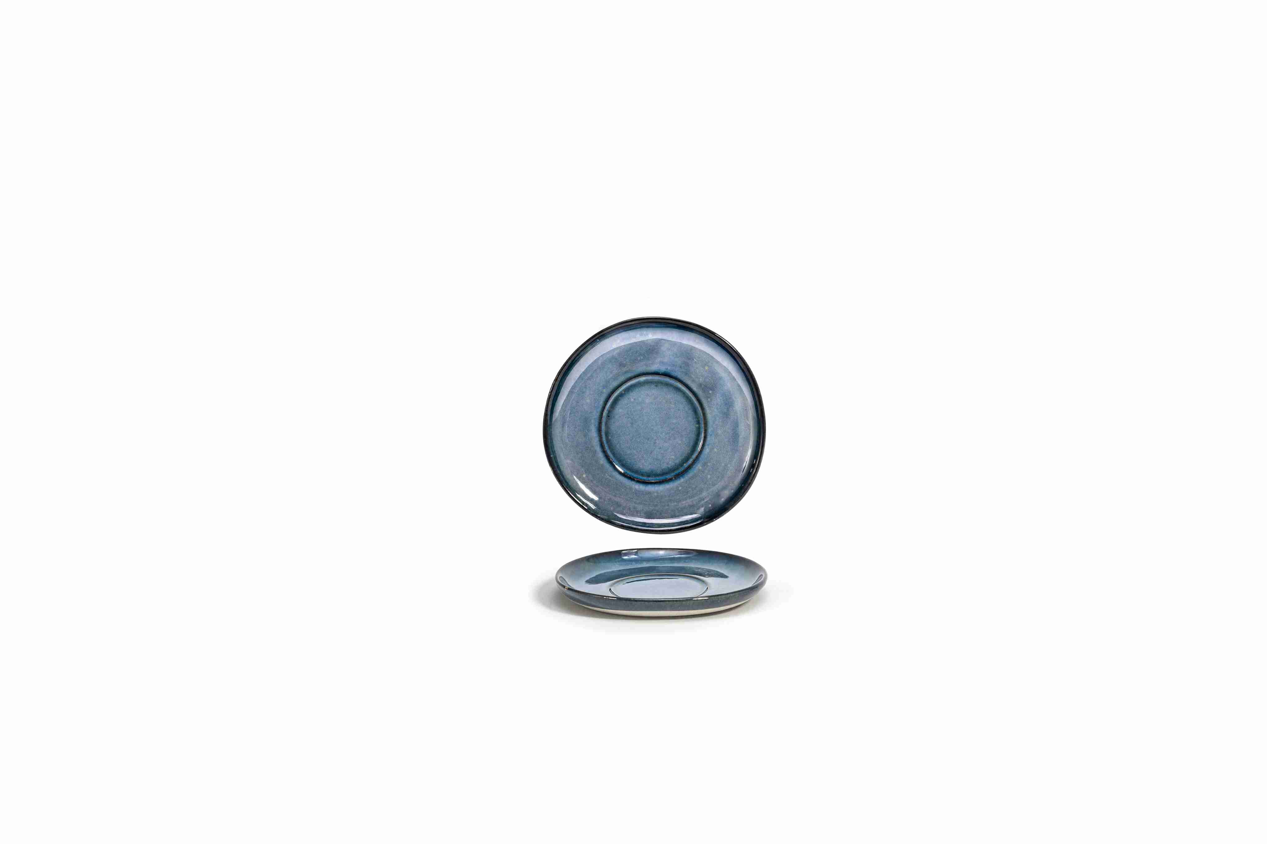 Front of the House Front of the House 4.5" Artefact® Saucer - Indigo (Sold in case pack of 12) FOH-DCS070BLP23