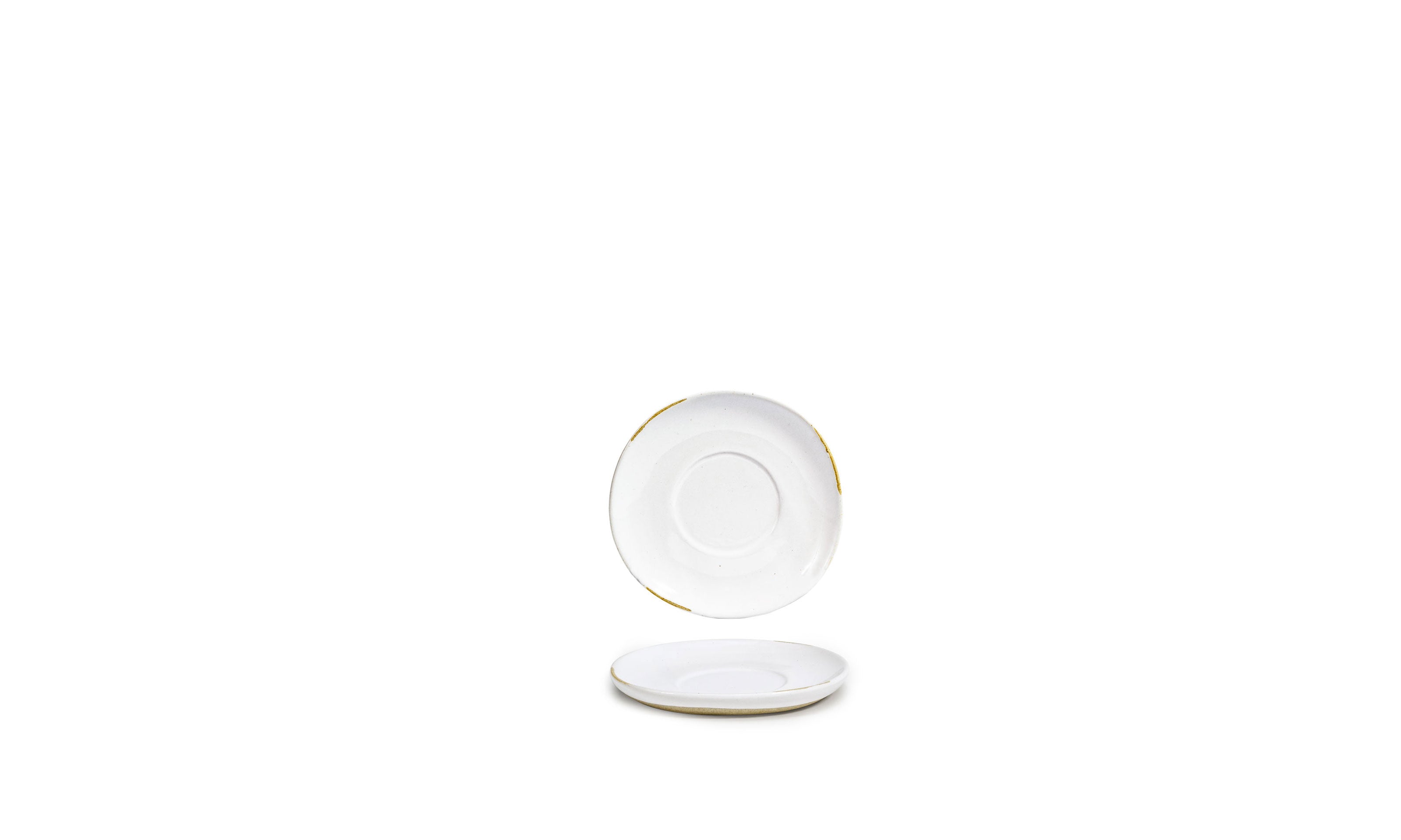 Front of the House Front of the House 4.5" Artefact® Saucer - White (Sold in case pack of 12) FOH-DCS070WHP23