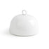 Front of the House FOH DCV000WHP23 Monaco 5.25" Superwhite Round Porcelain Cover - Case of 12 FOH-DCV000WHP23