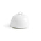Front of the House FOH DCV001WHP23 Monaco 4.25" Superwhite Round Porcelain Cover - Case of 12 FOH-DCV001WHP23