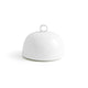 Front of the House FOH DCV001WHP23 Monaco 4.25" Superwhite Round Porcelain Cover - Case of 12 FOH-DCV001WHP23