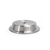 Front of the House FOH DCV003BSS23 10.62" Silver Round Brushed Stainless Steel Plate Cover - Case of 12 FOH-DCV003BSS23