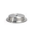 Front of the House FOH DCV003BSS23 10.62" Silver Round Brushed Stainless Steel Plate Cover - Case of 12 FOH-DCV003BSS23