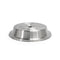 Front of the House FOH DCV004BSS23 11" Silver Round Brushed Stainless Steel Plate Cover - Case of 12 FOH-DCV004BSS23