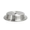 Front of the House FOH DCV005BSS23 11.5" Silver Round Brushed Stainless Steel Plate Cover - Case of 12 FOH-DCV005BSS23