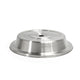Front of the House FOH DCV005BSS23 11.5" Silver Round Brushed Stainless Steel Plate Cover - Case of 12 FOH-DCV005BSS23