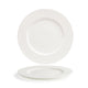 Front of the House Front of the House DDP083BEP22 10.62" Round Catalyst® Rim Plate - Facet™ - Case of 6 FOH-DDP083BEP22