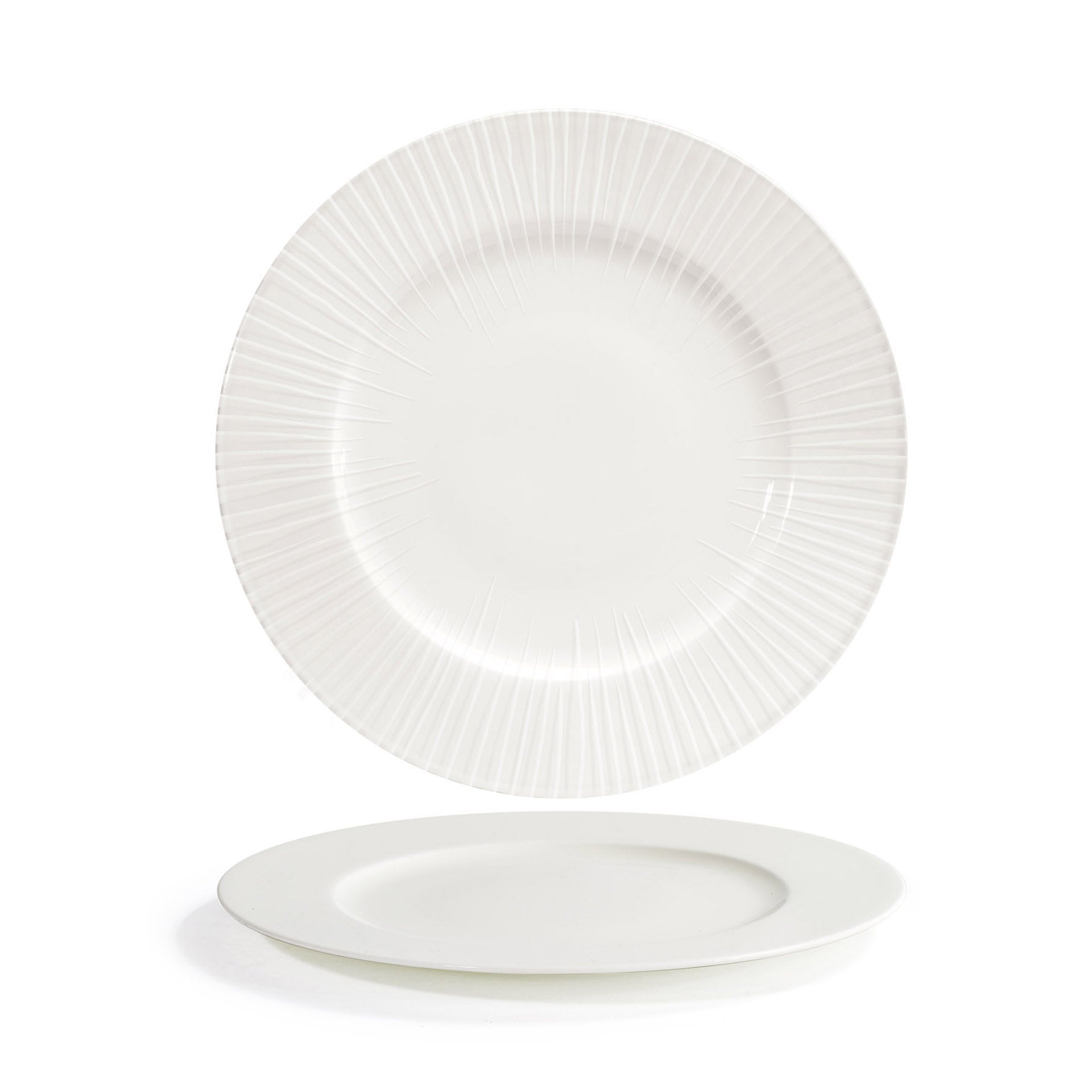 Front of the House Front of the House DDP084BEP22 10.62" Round Catalyst® Rim Plate - Focus™ - Case of 6 FOH-DDP084BEP22