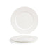 Front of the House Front of the House DDP086BEP22 9.5" Round Catalyst® Rim Plate - Facet™ - Case of 6 FOH-DDP086BEP22