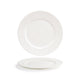 Front of the House Front of the House DDP086BEP22 9.5" Round Catalyst® Rim Plate - Facet™ - Case of 6 FOH-DDP086BEP22