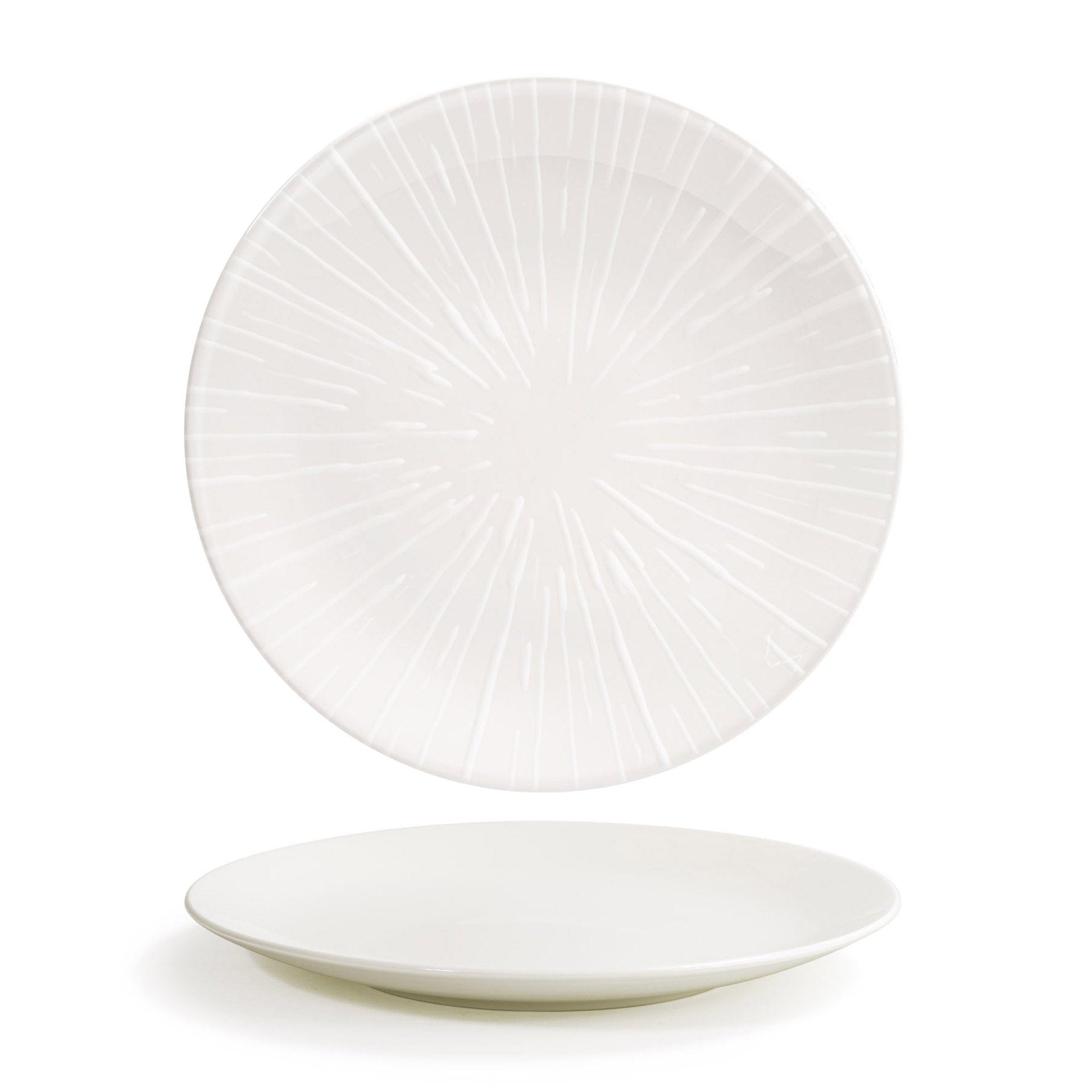 Front of the House Front of the House DDP090BEP21 11" Round Catalyst® Coupe Plate - Spoke™ - Case of 4 FOH-DDP090BEP21