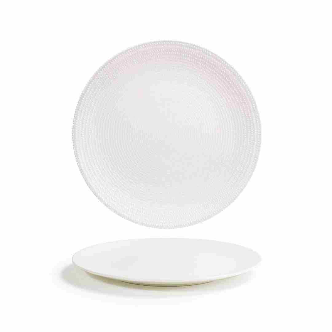 Front of the House Front of the House DDP092BEP22 9.5" Round Catalyst® Coupe Plate - Pearl™ - Case of 6 FOH-DDP092BEP22