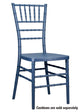 Chivari Deep Blue Sea ColorCore™ Resin Steel Skeleton™ Chiavari Chair CCRDBS-STEEL-AX-T