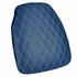 Chivari Deep Blue Sea Vinyl Panel Back Chiavari Cushion with Bentley Stitching and SlipNot™ Technology CUSHPANVINBENTDBS-A