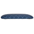 Chivari Deep Blue Sea Vinyl Panel Back Chiavari Cushion with Bentley Stitching and SlipNot™ Technology CUSHPANVINBENTDBS-A