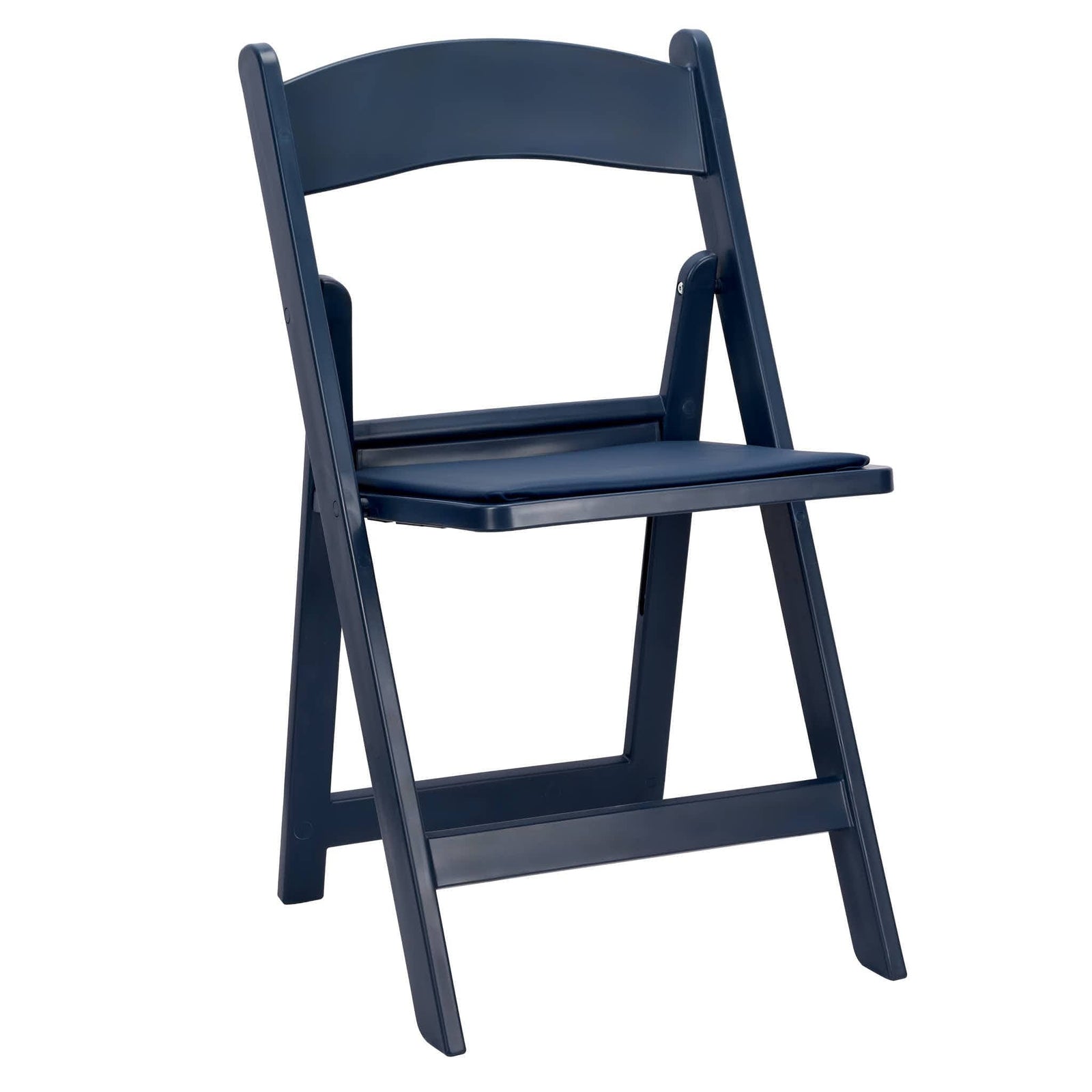 Chivari Deep Blue Sea with Matching Seat Resin Steel Skeleton Folding Chair CFRDBS-ST-A