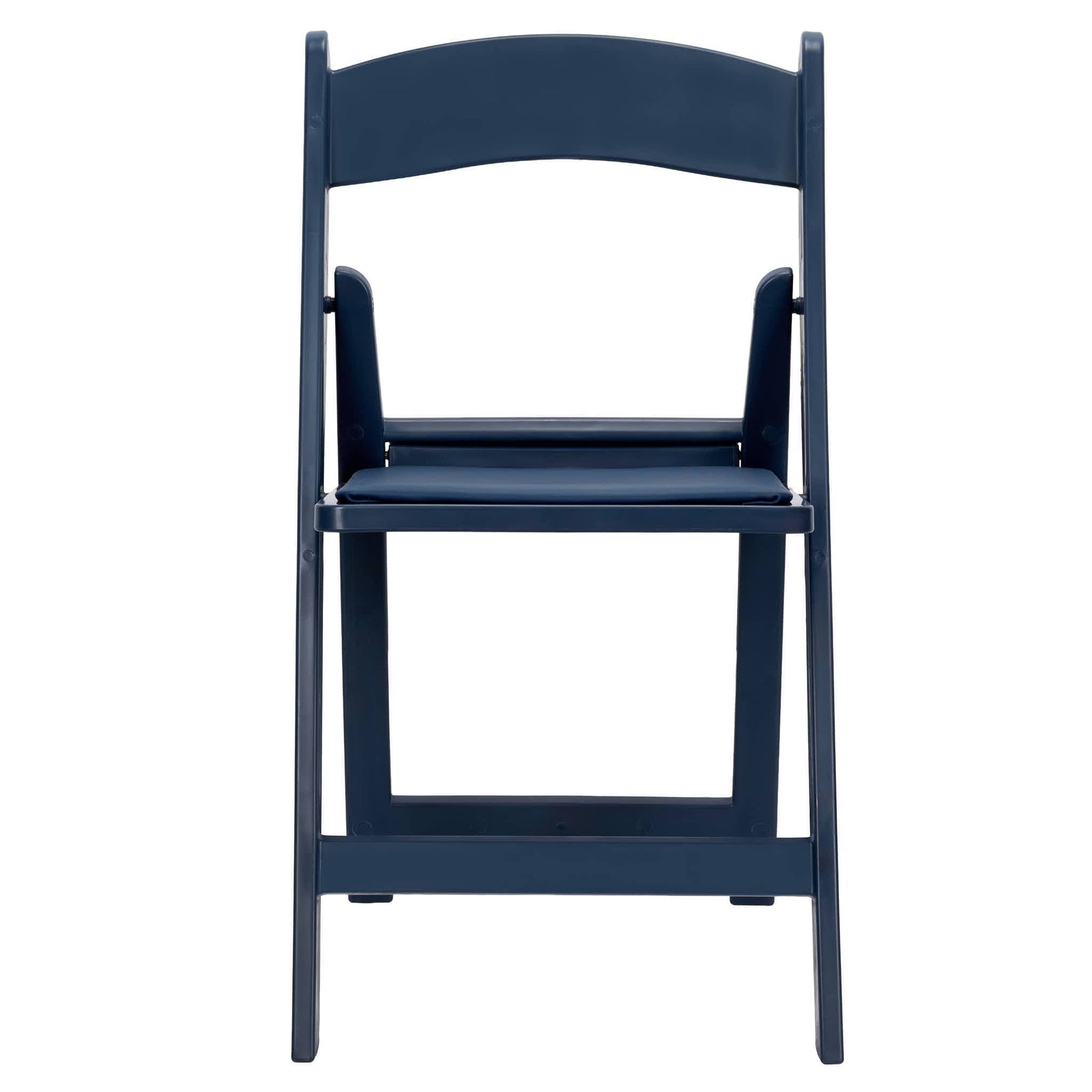 Chivari Deep Blue Sea with Matching Seat Resin Steel Skeleton Folding Chair CFRDBS-ST-A