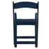 Chivari Deep Blue Sea with Matching Seat Resin Steel Skeleton Folding Chair CFRDBS-ST-A
