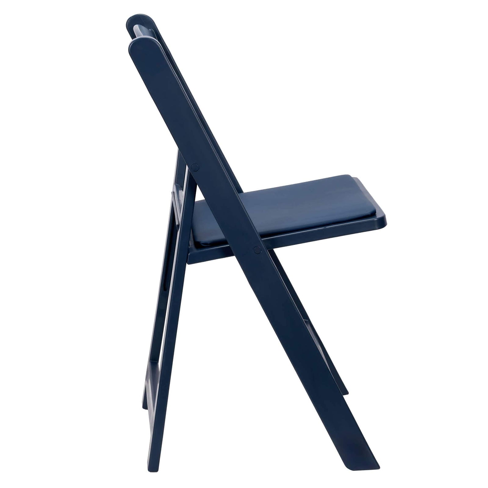 Chivari Deep Blue Sea with Matching Seat Resin Steel Skeleton Folding Chair CFRDBS-ST-A