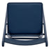 Chivari Deep Blue Sea with Matching Seat Resin Steel Skeleton Folding Chair CFRDBS-ST-A