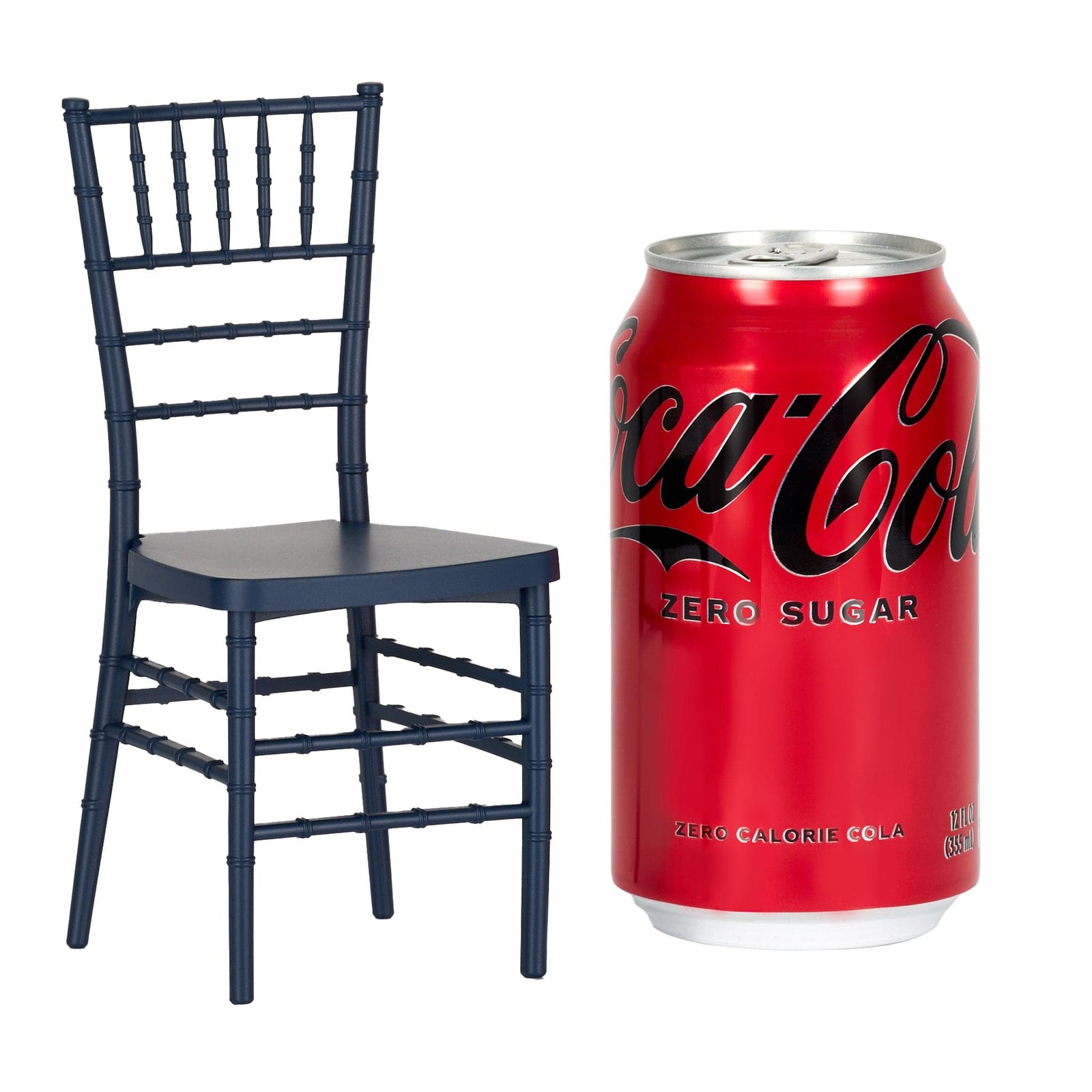 Chivari Deep Blue Sea Mini Chiavari Chair 1:6 Scale Model CCRDBS-TY-AX