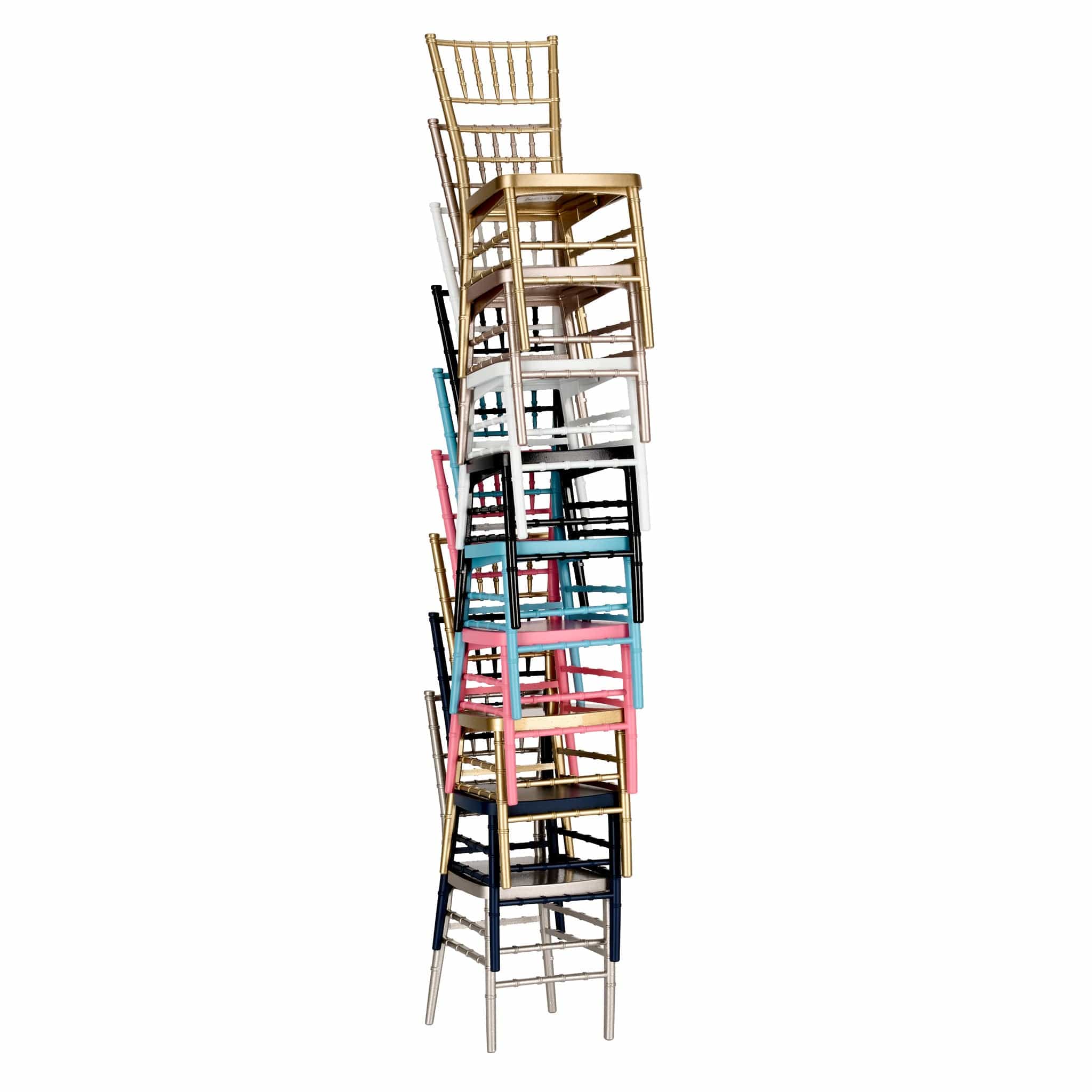 Chivari Deep Blue Sea Mini Chiavari Chair 1:6 Scale Model CCRDBS-TY-AX