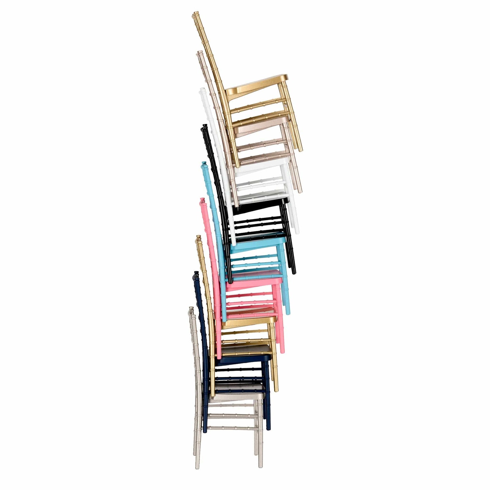 Chivari Deep Blue Sea Mini Chiavari Chair 1:6 Scale Model CCRDBS-TY-AX
