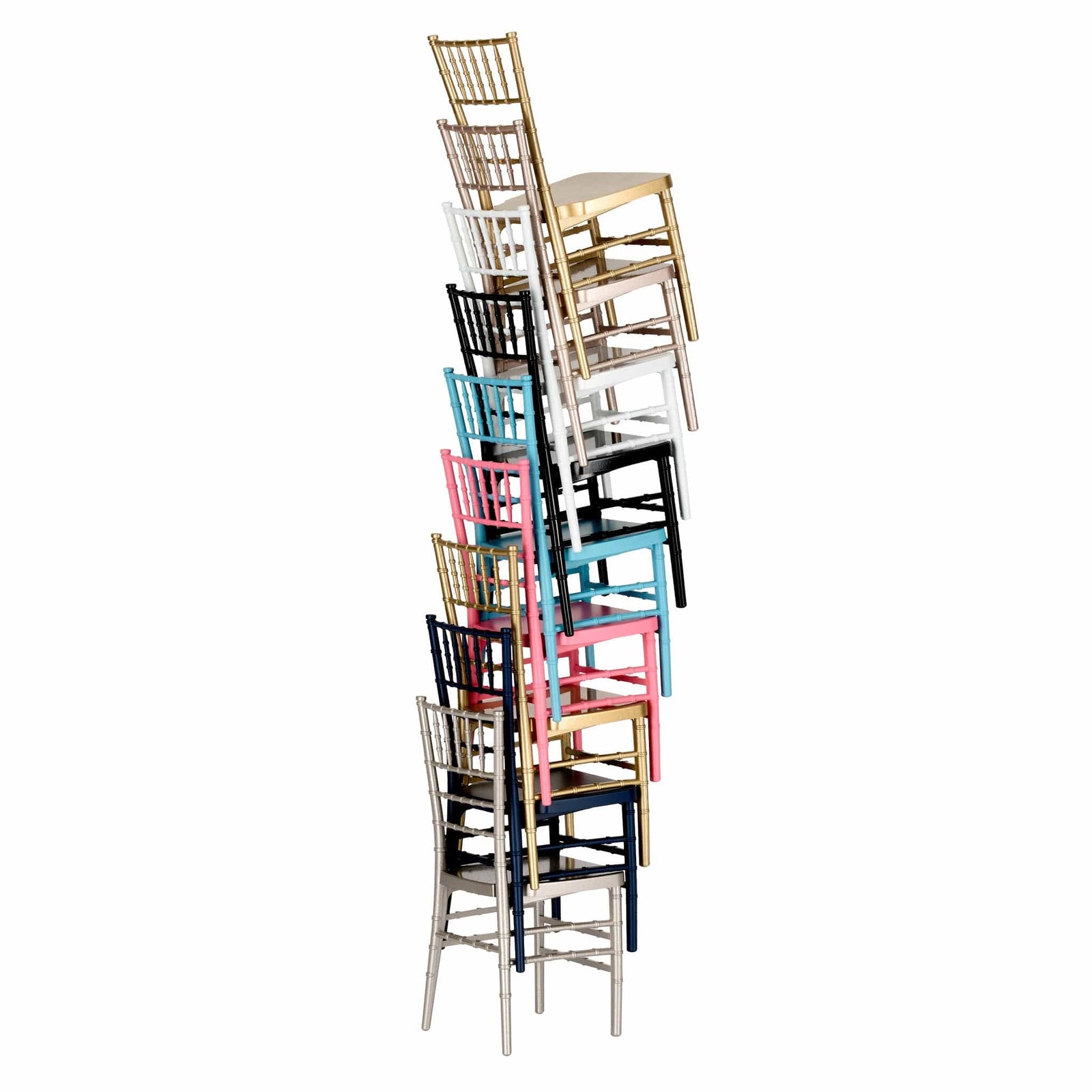 Chivari Deep Blue Sea Mini Chiavari Chair 1:6 Scale Model CCRDBS-TY-AX